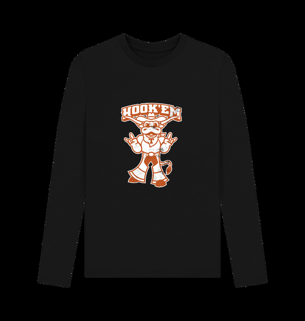 Parka London Texas University Hook 'Em Black Longsleeve T-Shirt