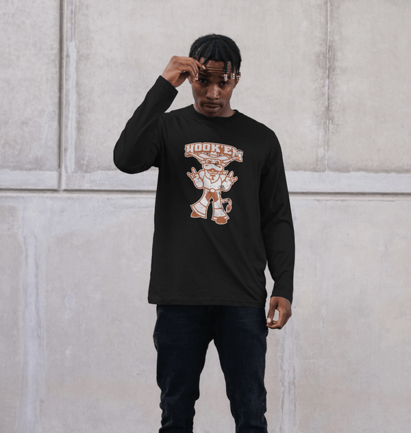 parka london Texas University Hook 'Em Black Longsleeve T-Shirt