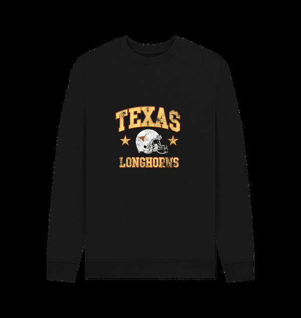Parka London Texas University Long Horns Black Sweatshirt