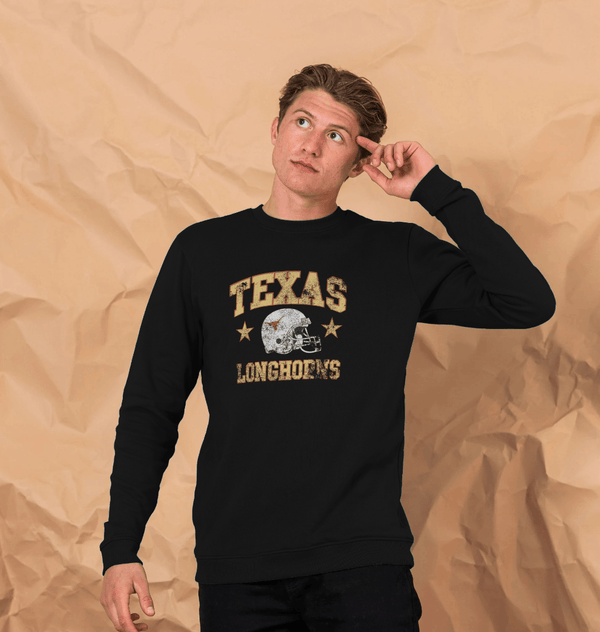 parka london Texas University Long Horns Black Sweatshirt