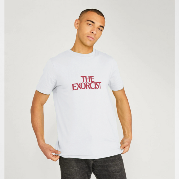 parka london The Exorcist Movie Title White T-Shirt