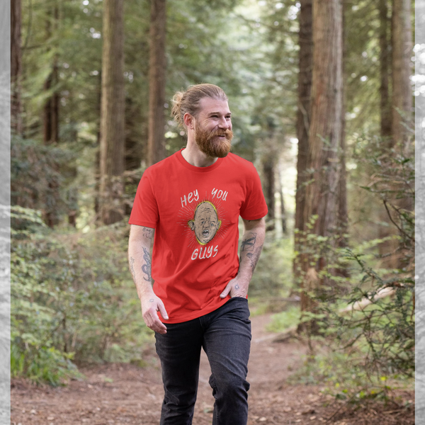 parka london The Goonies 'Hey You Guys' Sloth Red T-Shirt