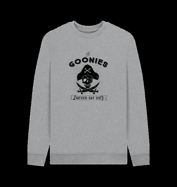 Parka London The Goonies 'Never Say Die' Pirate Grey Sweatshirt