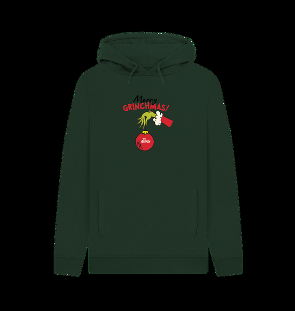 Parka London The Grinch Christmas Bauble Green Hoodie