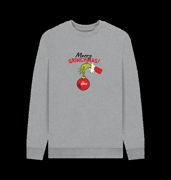 Parka London The Grinch Christmas Bauble Grey Sweatshirt