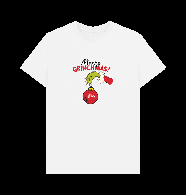 Parka London The Grinch Christmas Bauble White T-Shirt