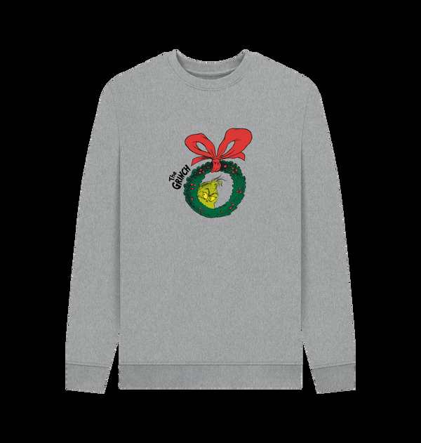 Parka London The Grinch Christmas Wreath Grey Sweatshirt