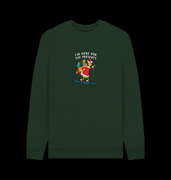 Parka London The Grinch Here For The Presents Green Sweatshirt