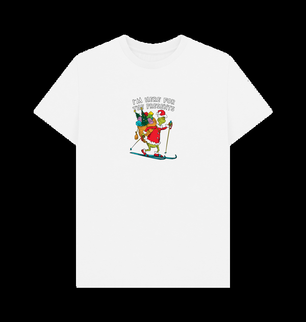 Parka London The Grinch Here For The Presents White T-Shirt