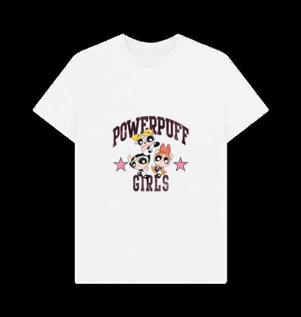 Parka London The Powerpuff Girls Script Logo White T-Shirt