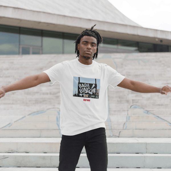 parka london The Sopranos 'Bada Bing Club' White T-Shirt