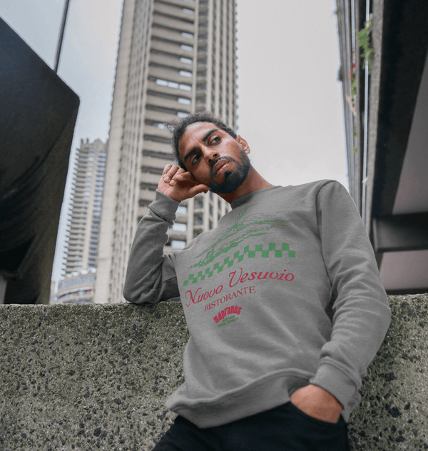 parka london The Sopranos 'Nuovo Vesuvio' Grey Sweatshirt