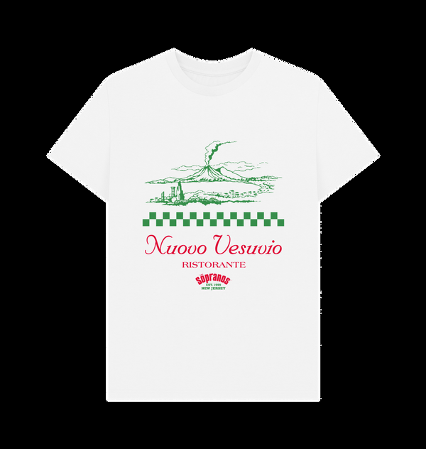 Parka London The Sopranos 'Nuovo Vesuvio' White T-shirt