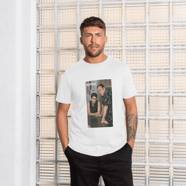 parka london The Sopranos 'Tony & Christopher' White T-Shirt