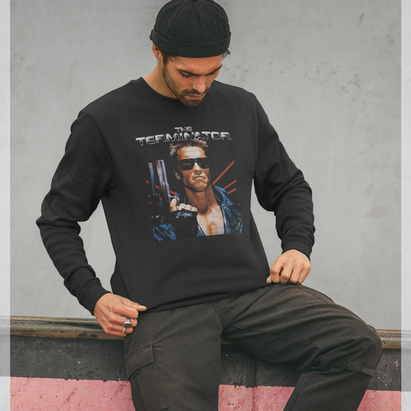 parka london The Terminator Classic Movie Black Sweatshirt