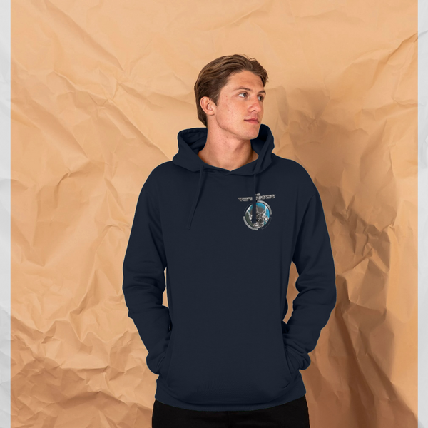 parka london The Terminator Movie Robot Navy Hoodie