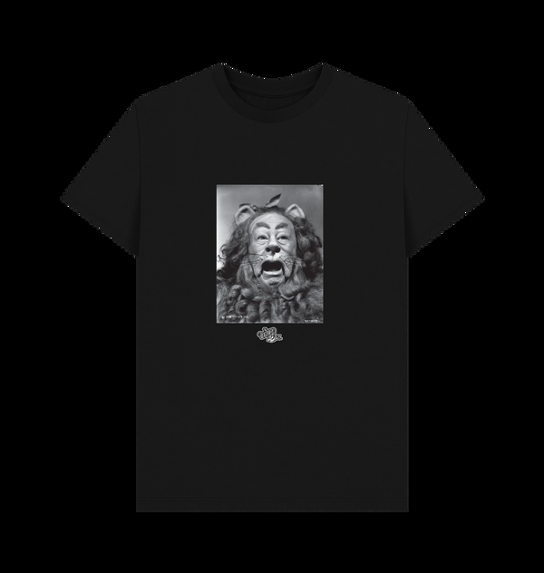 Parka London The Wizard Of Oz 'Cowardly Lion' Black T-Shirt