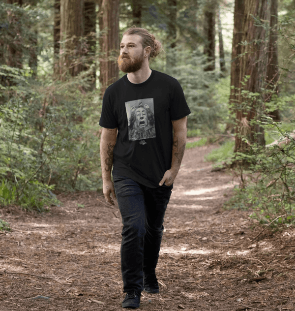 parka london The Wizard of Oz 'Cowardly Lion' Black T-Shirt
