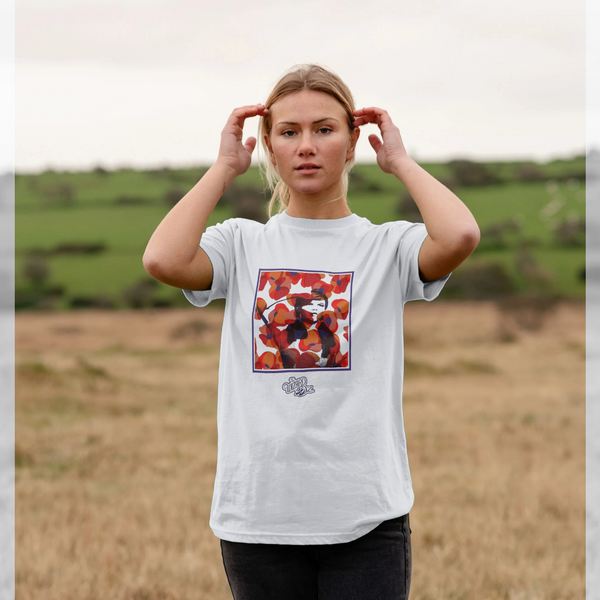 parka london The Wizard of Oz 'Poppies' White T-Shirt