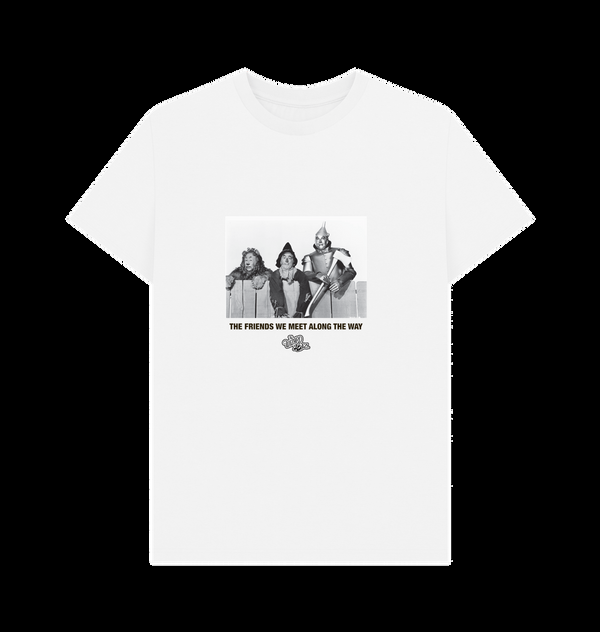 Parka London The Wizard Of Oz 'The Friends We Meet Along The Way' White T-Shirt