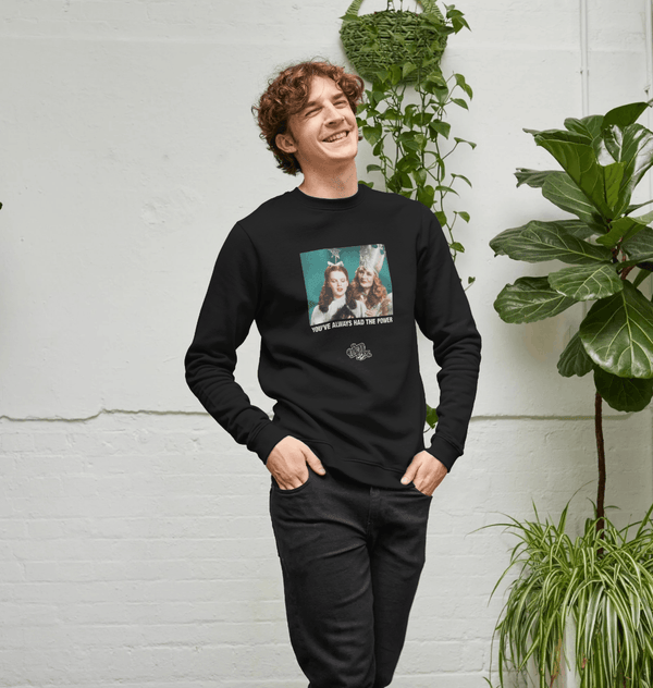 parka london The Wizard of Oz 'You've Always Had The Power' Black Sweatshirt