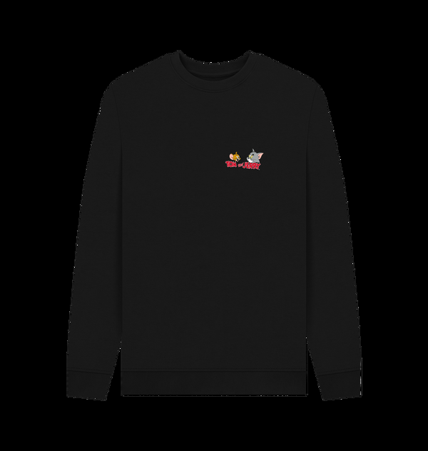 Parka London Tom And Jerry Classic Faces Black Sweatshirt