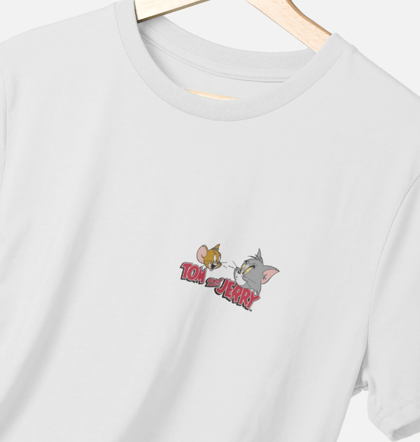 parka london Tom and Jerry Classic Faces White T-Shirt