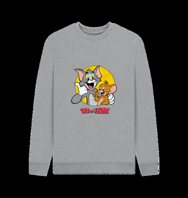 Parka London Tom And Jerry 'Thumbs Up' Grey Sweatshirt