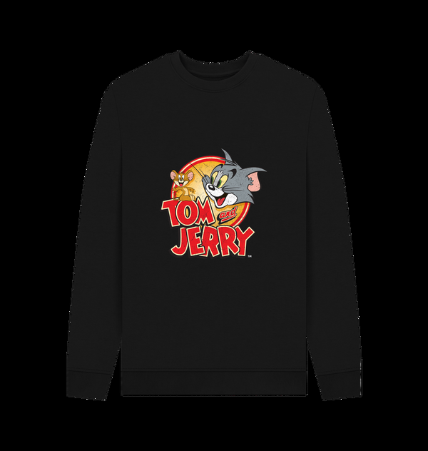 Parka London Tom And Jerry Vintage Logo Black Sweatshirt