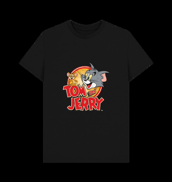 Parka London Tom And Jerry Vintage Logo Black T-Shirt