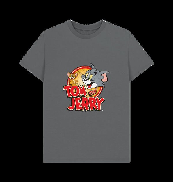Parka London Tom And Jerry Vintage Logo Charcoal T-Shirt