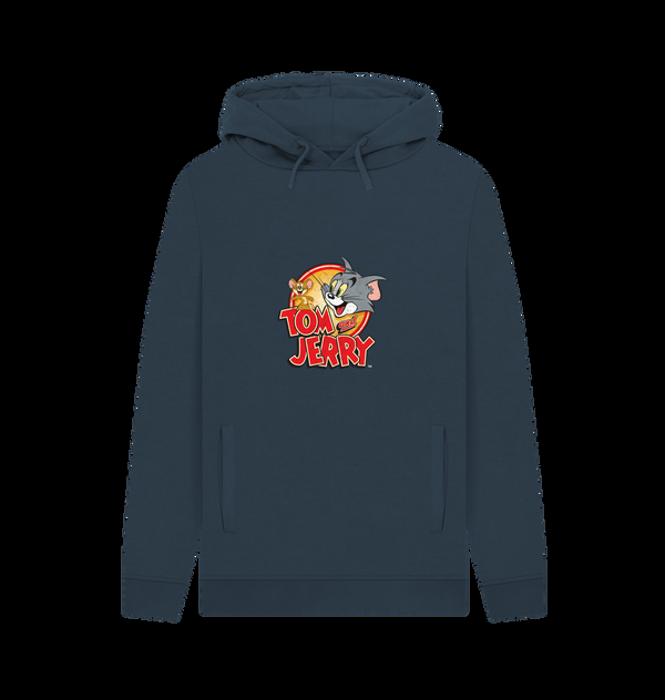 Parka London Tom And Jerry Vintage Logo Navy Hoodie