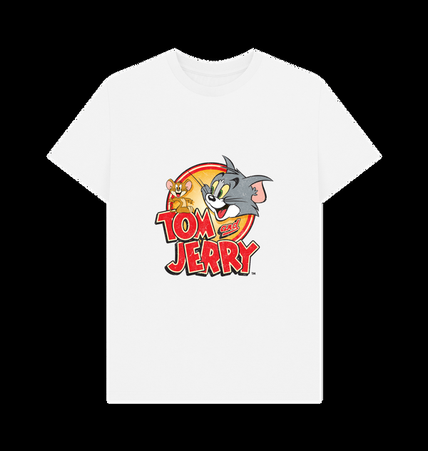 Parka London Tom And Jerry Vintage Logo White T-Shirt