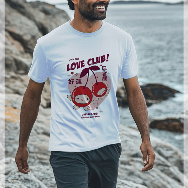 parka london Torc Ramen Love Club Light Blue T-Shirt