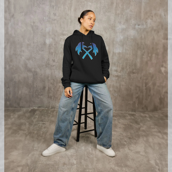 parka london Trainerspotter Fade Cross Palms Black Hoodie