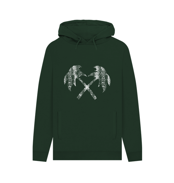 Parka London Trainerspotter Snakeskin Cross Palms Bottle Green Hoodie