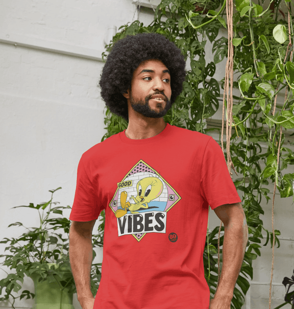 parka london Tweety 80th Anniversary 'Good Vibes' Red T-Shirt