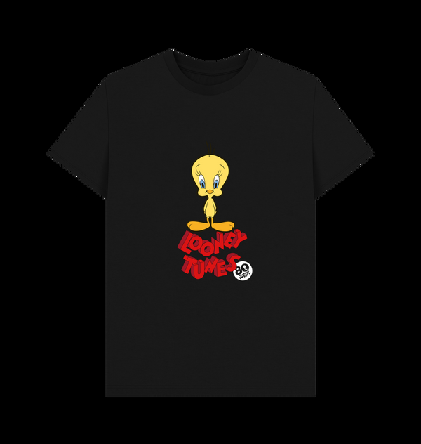 Parka London Tweety 80th Anniversary Portrait Black T-Shirt