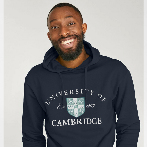 parka london University Of Cambridge Est 1209 Unisex Navy Hoodie