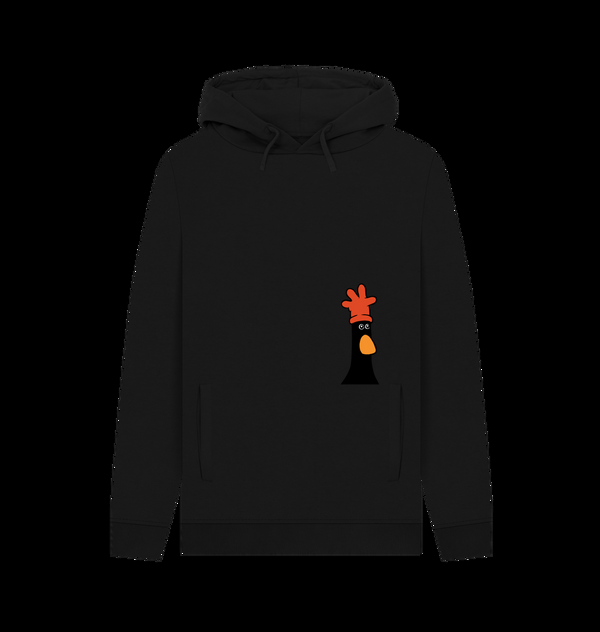Parka London Wallace & Gromit Feathers McGraw Black Hoodie