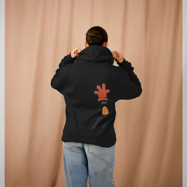 parka london Wallace & Gromit Feathers McGraw Black Hoodie