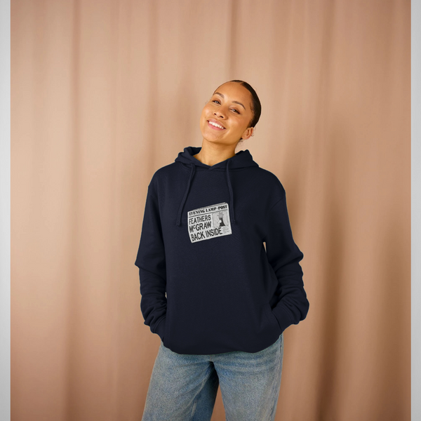 parka london Wallace & Gromit Feathers McGraw Caught Navy Hoodie