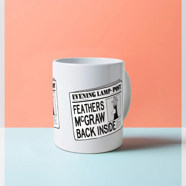 parka london Wallace & Gromit Feathers McGraw Caught White Mug
