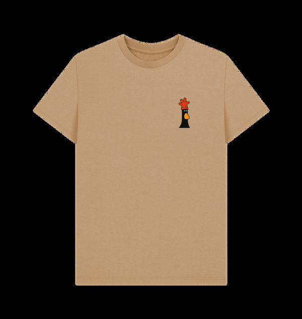 Parka London Wallace & Gromit Feathers McGraw Chest Print Sand T-Shirt