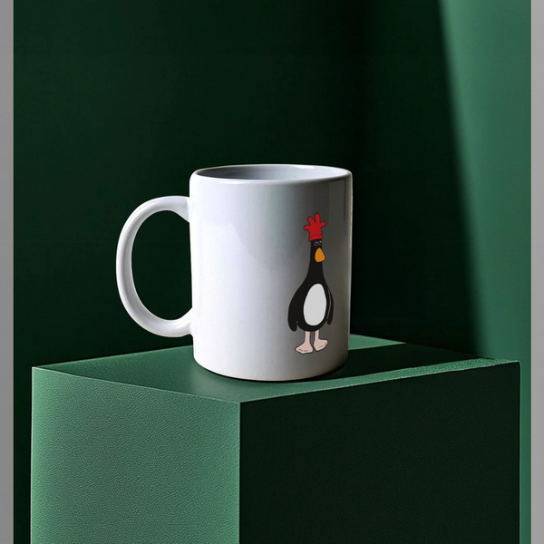 parka london Wallace & Gromit Feathers McGraw Evil Genius White Mug