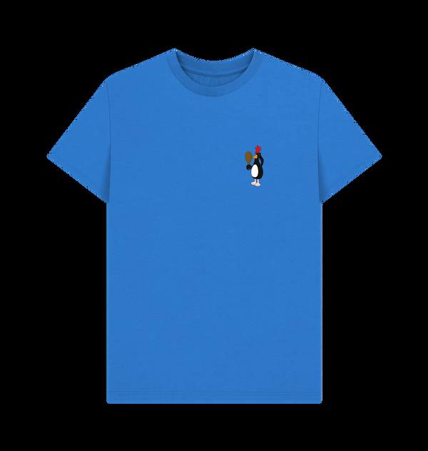 Parka London Wallace & Gromit Feathers McGraw Posing Bright Blue T-Shirt