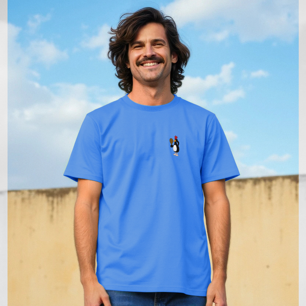 parka london Wallace & Gromit Feathers McGraw Posing Bright Blue T-Shirt