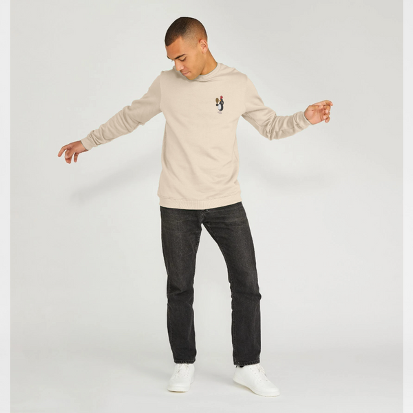 parka london Wallace & Gromit Feathers McGraw Posing Cream Sweatshirt