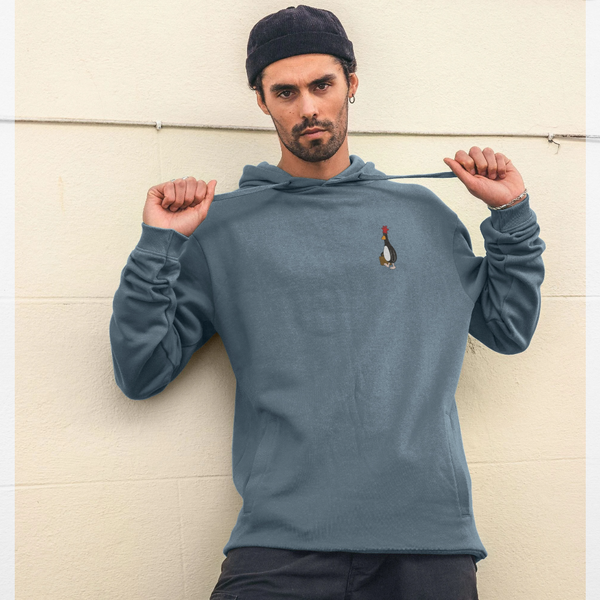 parka london Wallace & Gromit Feathers McGraw Villain Blue Hoodie