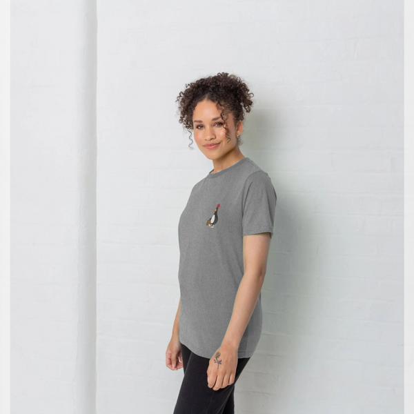 parka london Wallace & Gromit Feathers McGraw Villain Grey T-Shirt